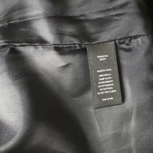 Fake leather jacket - Picture 3 of 5